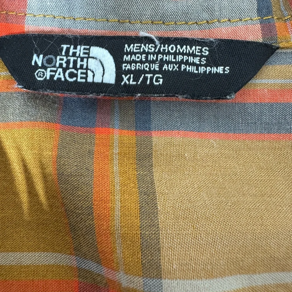 The North Face Plaid Gorpcore Outdoor Camp Hiking Button Down Shirt Size‎ XL
